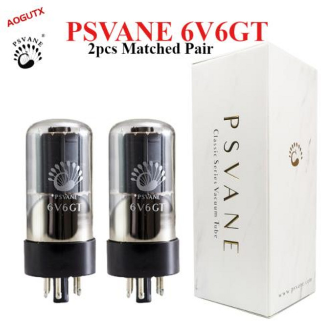 진공관 튜브 프리 앰프 PSVANE 6V6GT 6V6 CV511 6P6P HIFI 오디오 전자 DIY 공장 매치 쿼드 Aogutx, [02] 2pcs Matched Pair