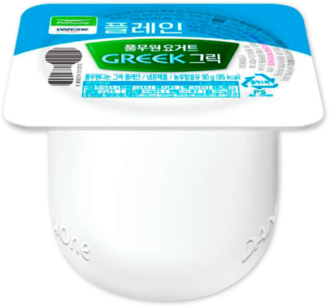 풀무원 그릭 요거트 플레인, 90g, 4개
