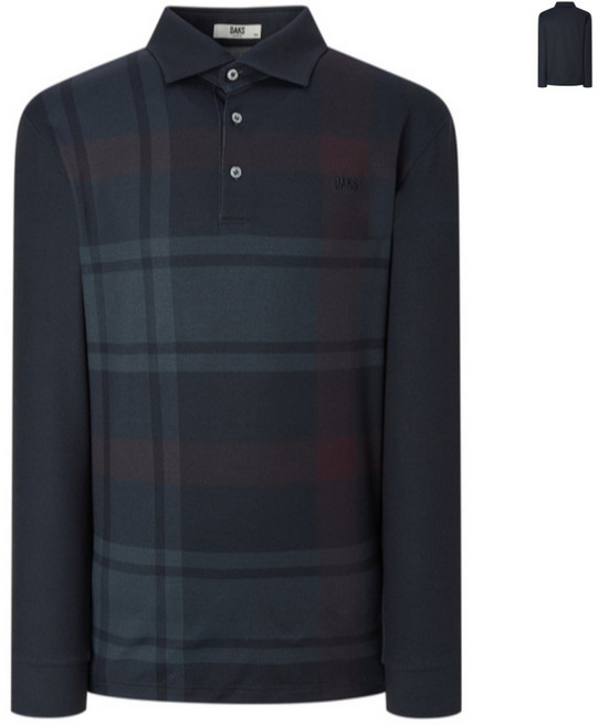 닥스 맨 체크 긴팔 카라 티셔츠 95~115 size 남성 의류 긴팔티