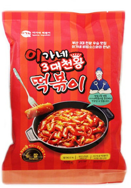 송학 이가네 3대천왕 떡볶이 440g, 1개