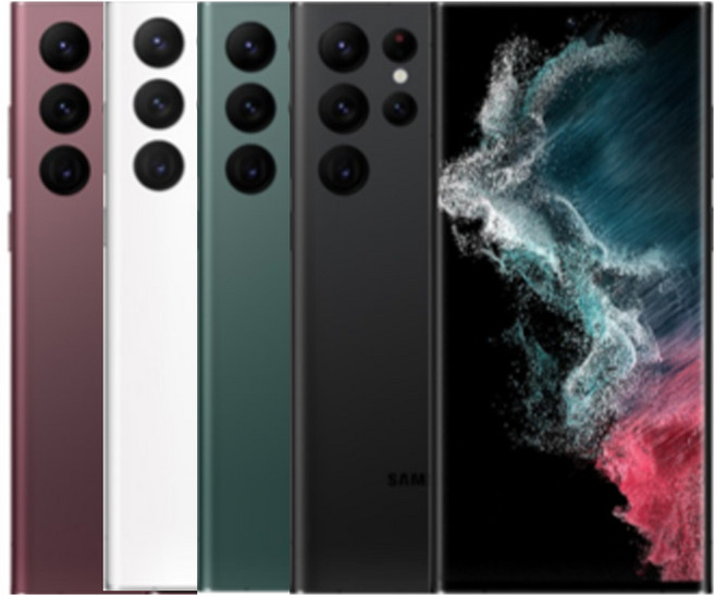 삼성 갤럭시 S22 울트라 256 공기계 알뜰폰 중고폰 학생폰 직장인폰 S908 512 자급제 업무폰 배달용폰, 256GB, 팬텀 블랙 A급