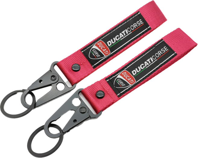 스피드마크 오토바이 키링 스트랩 열쇠고리 키홀더 호환, 1개, 두가티B