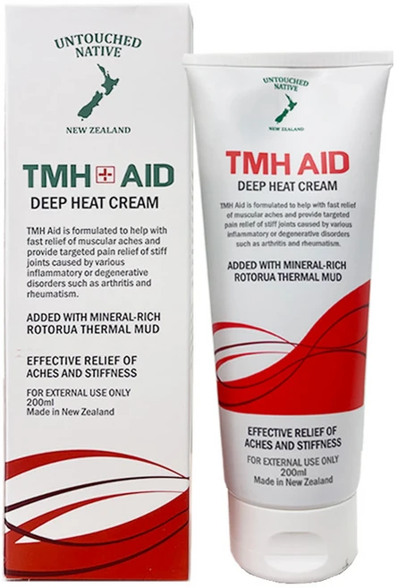 언터치드네이티브 TMH AID 유황 머드 크림 파스 200ml, 1개 - 쿠팡