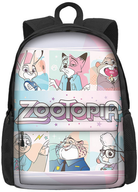 瘋狂動物城2周邊動漫書包國小卡通印花大容量減負雙肩書包