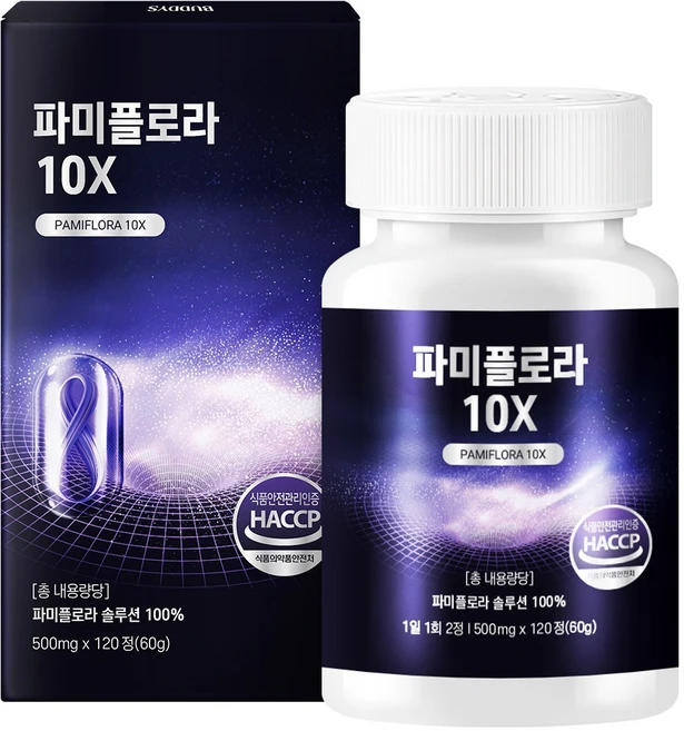 파미플로라 10X, 1개, 120정 - 쿠팡