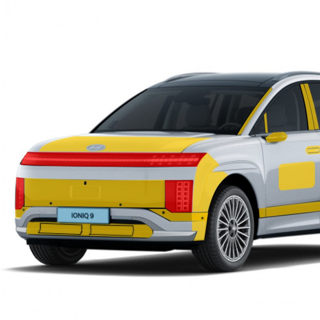 아이오닉9 헤드라이트 PPF 보호필름 스크래치 방지 차량, 1개, 지문방지무광PPF_헤드+데이라이트5P