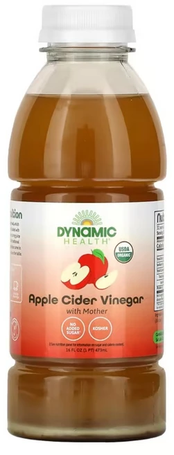 유기농 사과 초모 애플사이다 식초 473ml Dynamic Health, 1개 - 쿠팡