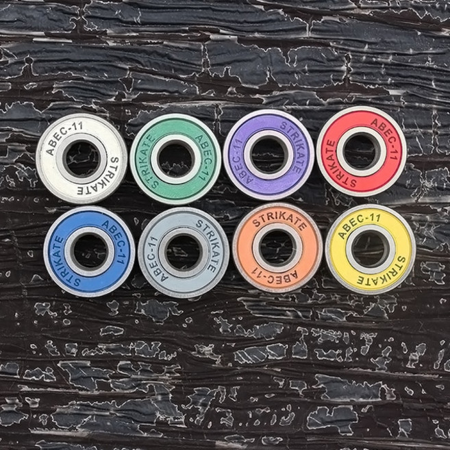 S608ABEC-11 스테인레스 스틸 베어링 롤러 스쿠터 스케이트 보드 휠 드리프트 플레이트 기계 용 회전 속도, [09] Color