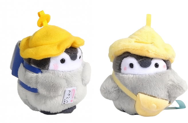 러블리키링 미니 펭귄 인형 키링 1+1 2종, 1세트, 펭돌이+펭순이