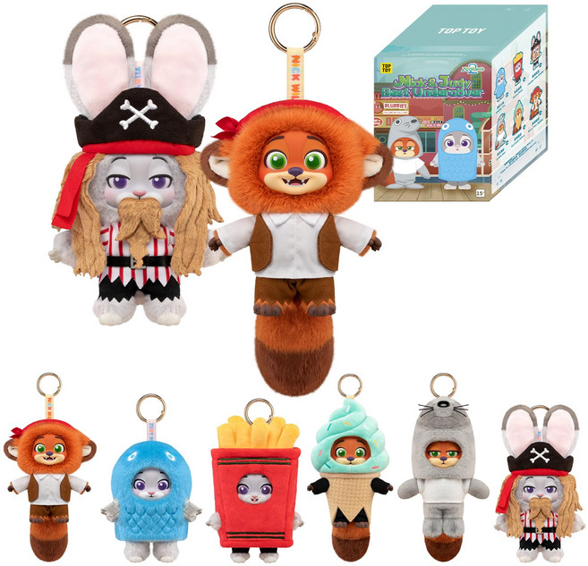 TOP TOY (Disney) [1 Zootopia 디즈니 줌 피어 [변장] 봉제 인형 시리즈 개] 가챠
