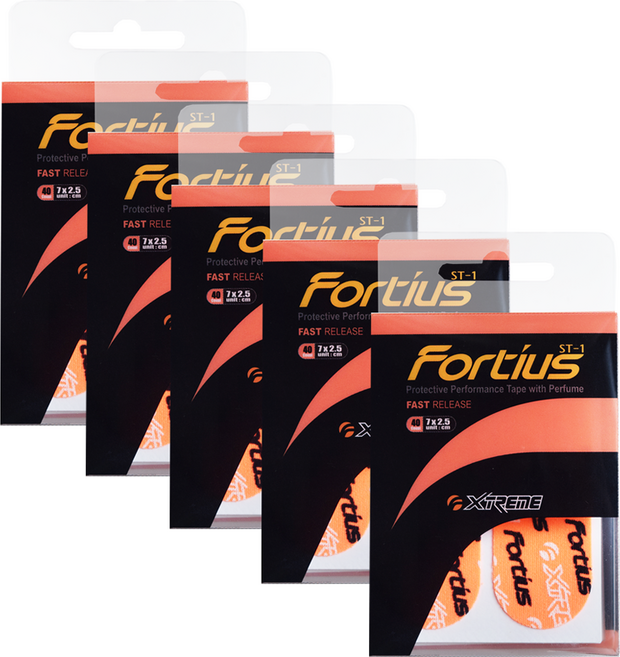 익스트림 포르티우스 타이밍 프리컷 볼링 테이프 40p, 핑크, 5개