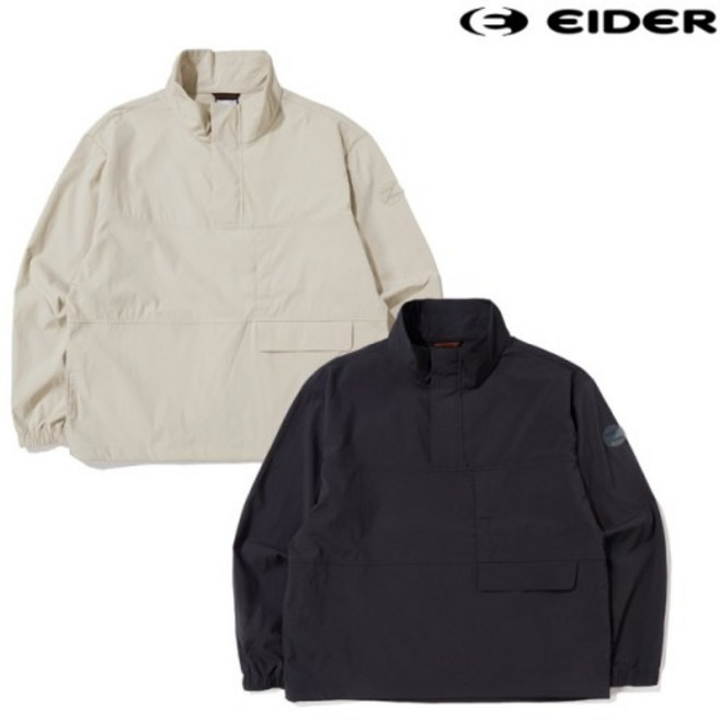 아이더MOTION FREE (모션프리) UNI 아노락 자켓 편안한 착용감 수납성이 우수한 여름 공용 홑겹 방풍 아노락 자켓 DUM23162E1