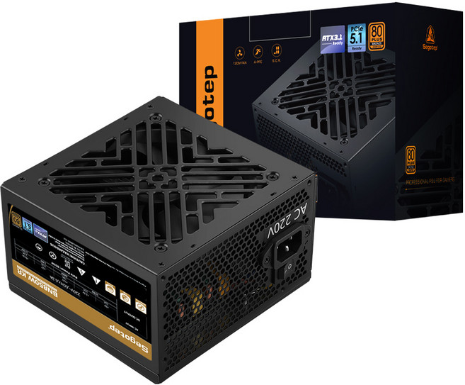 Segotep BN850W KR 80PLUS브론즈 ATX 3.1 블랙, BN850W KR 80PLUS BRONZE