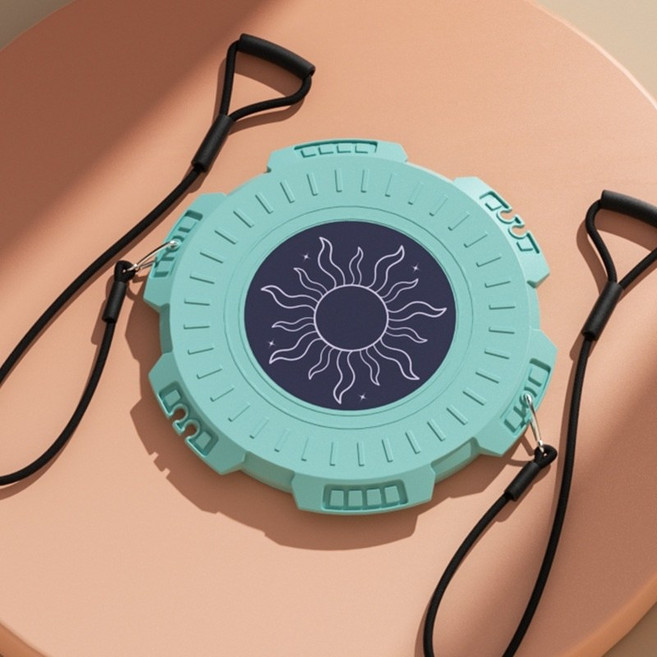 가정용 1인용 트위스트 원반 - 허리 회전 운동기구 (코어 옆구리 뱃살 집중) / 분리형 턴테이블 / 실내 소형 운동기구, 1개, 초록색