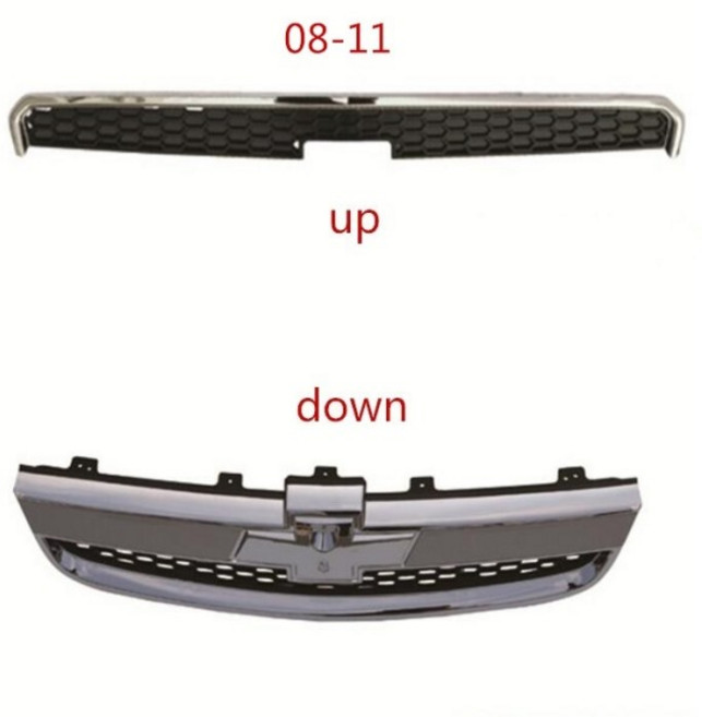 납품전문 Chevrolet Captiva 2008-2017용 Osmrk 앞 범퍼 그릴, 02 15-17 down grille