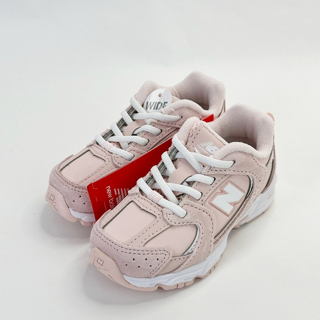 뉴발란스키즈 530KF 프리미엄 레더 핑크