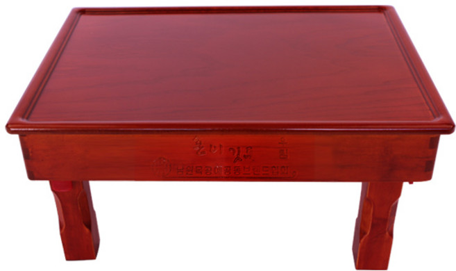 우성공예 남원찻상(향로상), 1개, 밝은 대추색