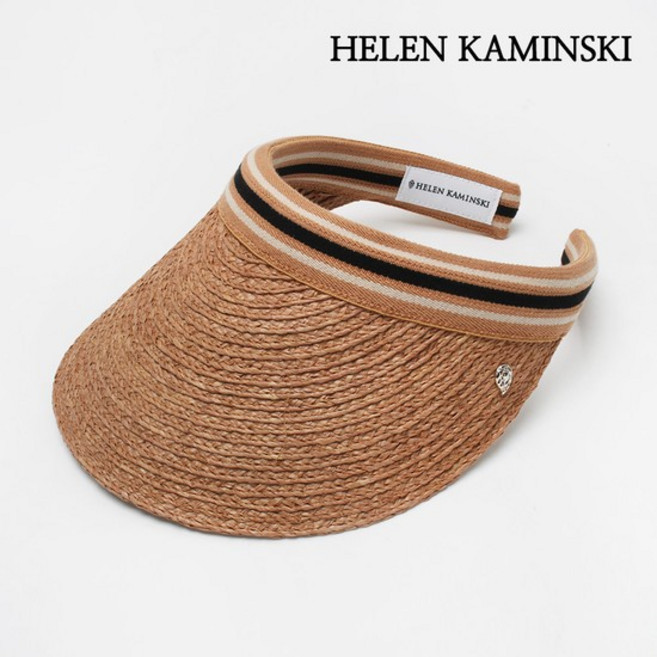 [정품] 비앙카 썬캡 밀짚 모자 누가 블랙 바이저햇 HAT50265-NUBS