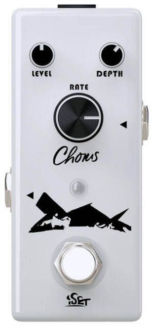 ISET PD4 코러스 기타 이펙트 페달 클래식 스타일 아날로그 트루 바이패스 미니 사이즈 일렉트릭 액세서리, PD-4