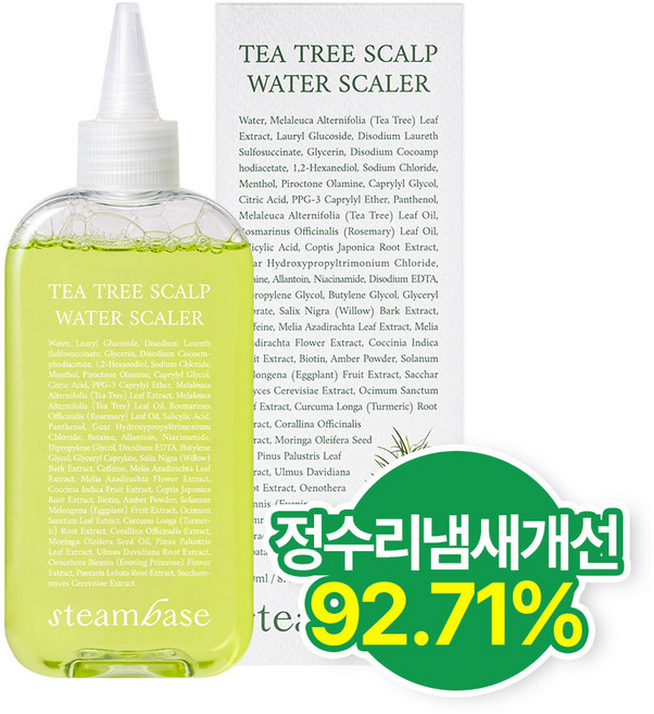 STEAMBASE 티트리 스칼프 워터 스케일러 250ml, 1개