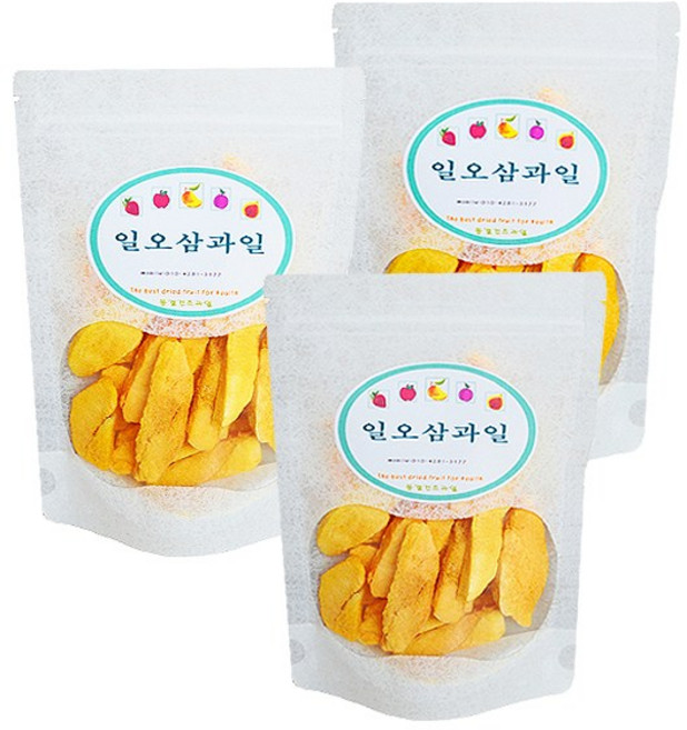 일오삼과일 동결건조망고 3팩 1팩60g, 60g, 3개