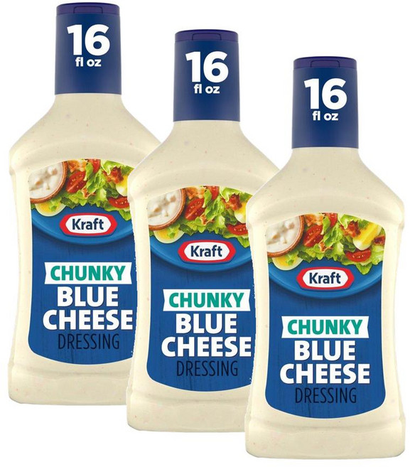 크래프트 청키 블루 치즈 드레싱, 3개, 473ml
