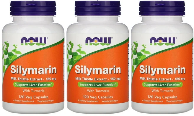 밀크씨슬 실리마린 민들레 엉겅퀴 울금 150mg 120베지캡슐 3팩 Silymarin Milk Thistle Extract, 120정, 3개 - 쿠팡
