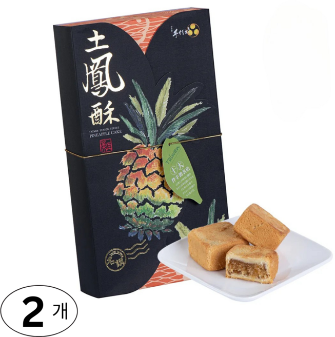 대만 수신방 펑리수 파인애플 케이크, 2개, 500g