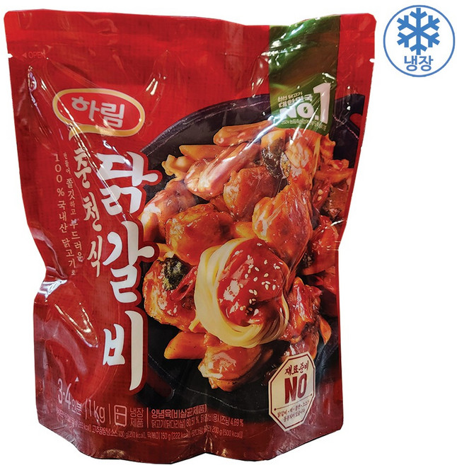 하림 춘천식 닭갈비, 1개, 1kg