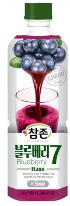 참존 블루베리7 원액 농축액 음료베이스, 1개, 835ml