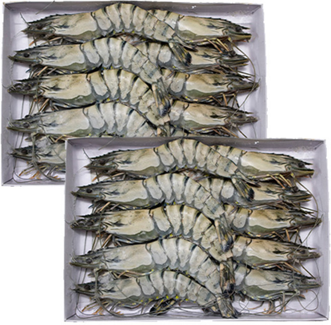 블랙타이거새우 얼룩새우 10미 500g 1+1 버터구이, 2개