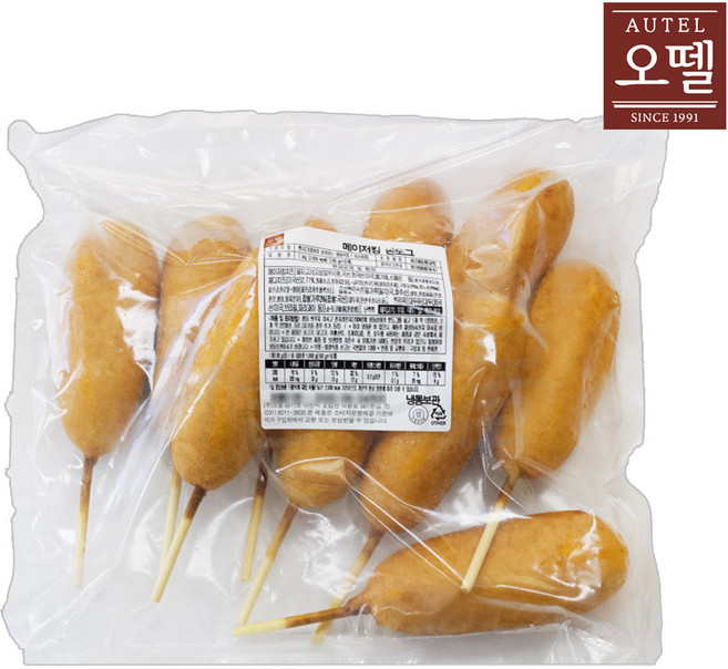 오뗄 메이저킹 쫀도그 1kg, 1개