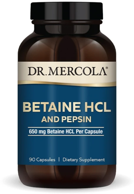 닥터머콜라 베타인 HCl & 펩신 650mg 캡슐 위산 균형 소화 효소, 3개, 90정 - 쿠팡