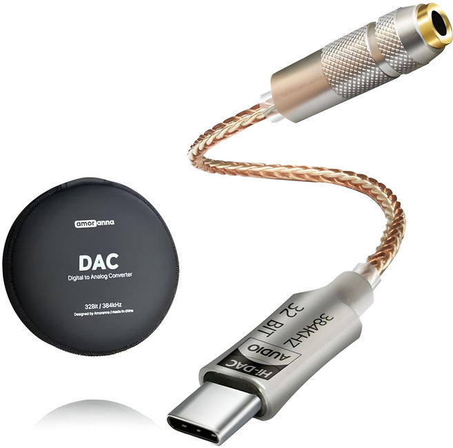 아모란나 C타입 Audio DAC 꼬다리덱 이어폰 앰프 ALC5686 헤드폰 젠더, ALC5658 젠더