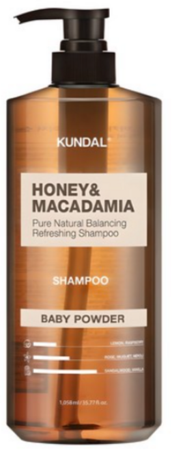 쿤달 허니 앤 마카다미아 네이처 샴푸 베이비파우더향, 500ml, 1개