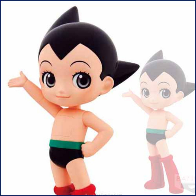 철완아톰 Q posket 아톰 피규어 A타입 Astro Boy 큐포스켓 일본내수용 정품, 1개