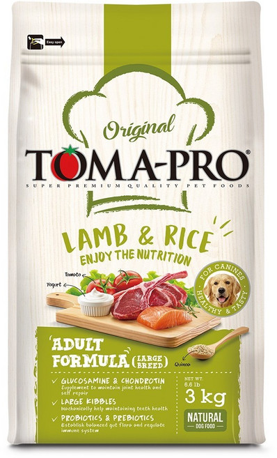 TOMA-PRO 優格成犬羊肉大顆粒配方 關節保健, 髖關節與關節保健, 13.6kg, 1個