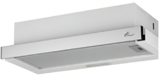 백조 슬림후드 저소음 알루미늄 소재 슬라이드 빌트인 렌지후드 600용, BH-S600실버, 고객직접설치