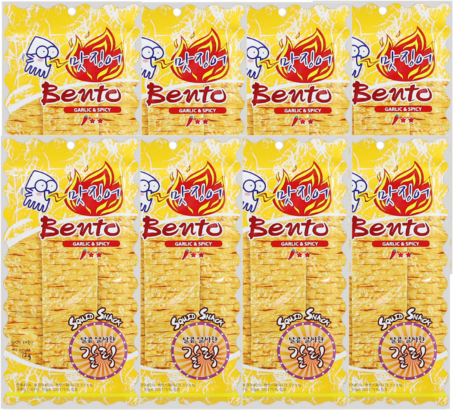벤토 맛징어 갈릭앤스파이시, 12g, 8개