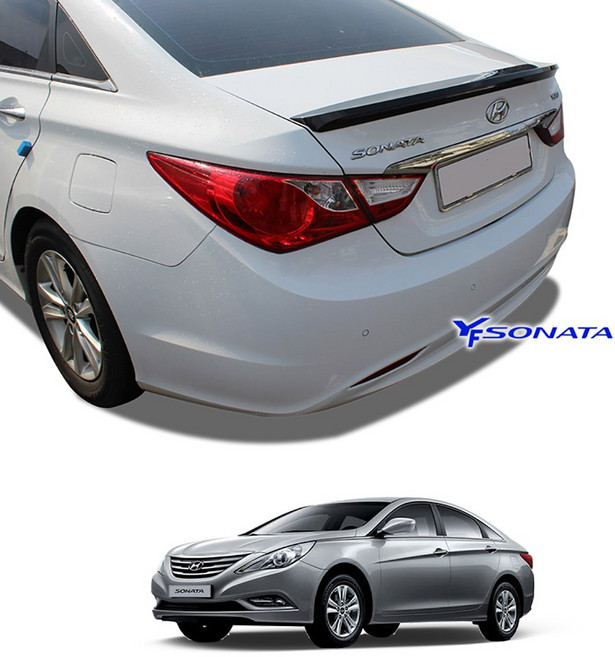 자동차 트렁크 리어 스포일러 블랙, YF쏘나타 2009~2012