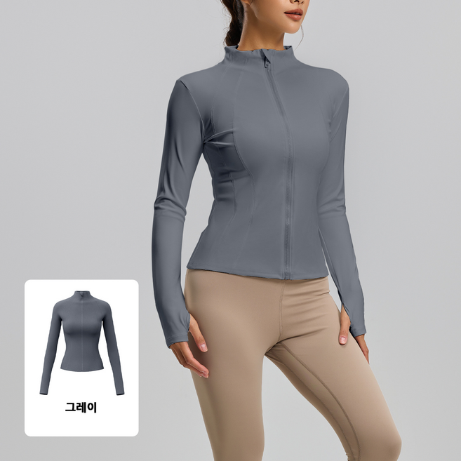 3위 - 스타일닥터 여성 썬프로텍터 UPF100+ 고배율 자외선차단 아이스쿨 슬림핏 스탠드칼라 무후드 통기성 긴팔 여