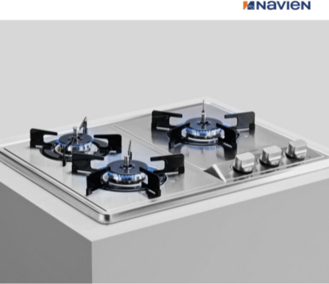 경동나비엔 매직 가스레인지 3구 빌트인 쿡탑 매립형 타공 560*430/건전지식, GRB-4103, LNG, 고객직접설치
