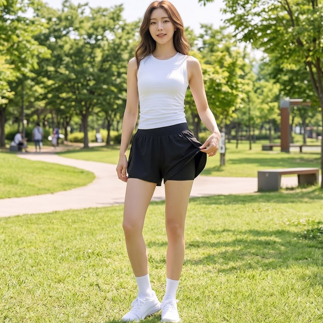 드흐으 여자 레깅스 쇼츠 런닝 헬스 데일리 반바지