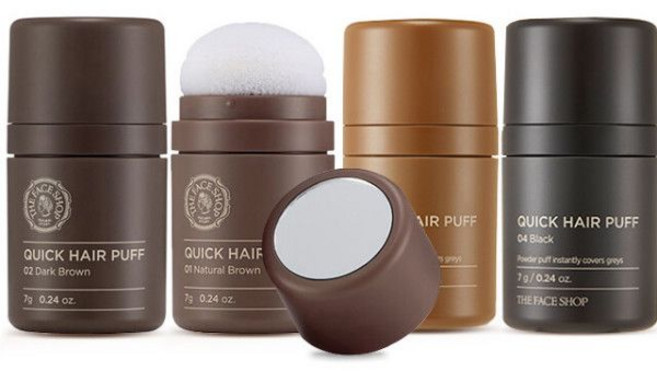 더페이스샵 퀵 헤어 퍼프섀도 7g, 02다크브라운, 1개