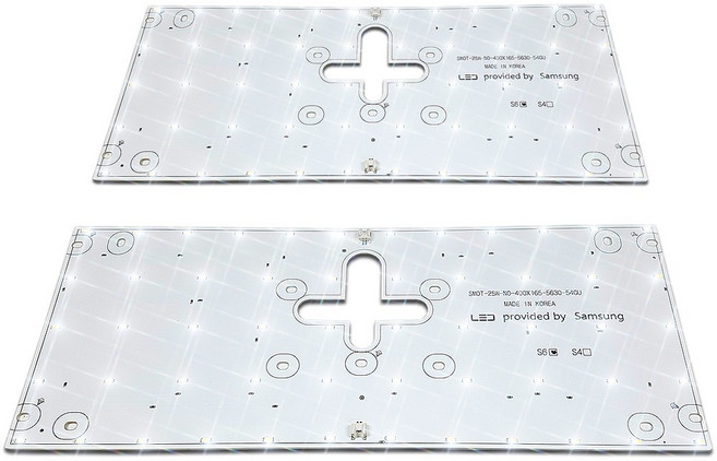 삼성칩 LED모듈 가정용 교체 설치부속포함 S6 S4 일반형 LED, 02. 3528 사각등50W[400X165mmX2장], 1세트