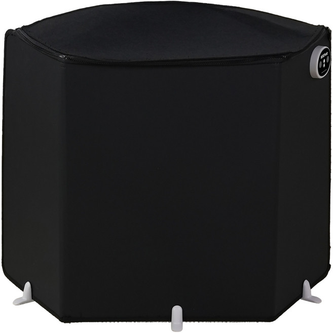 2025미홀 3단 접이식 발난로(한국 플러그) 업그레이드 버전, 블랙