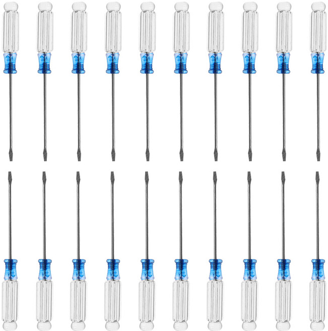 보급형 미니 드라이버 F타입 일자- 20개 마이너스 드라이버