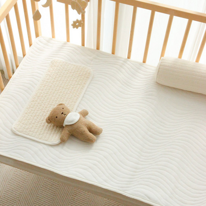 헬로미니미 아기 방수 패드 순면 방수요, 1개, 화이트