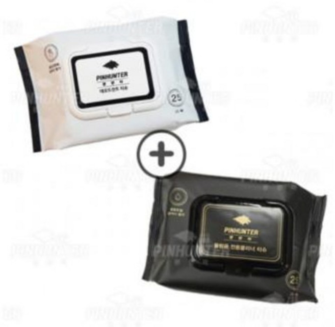 볼링공전용 클리너 티슈+데오드란트 티슈, 1개