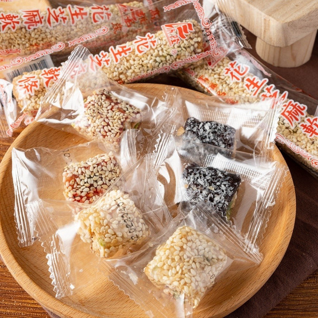 廣隆 花生軟糖 四種口味【糖果風暴】, 1個, 廣隆原味花生軟糖(300g)